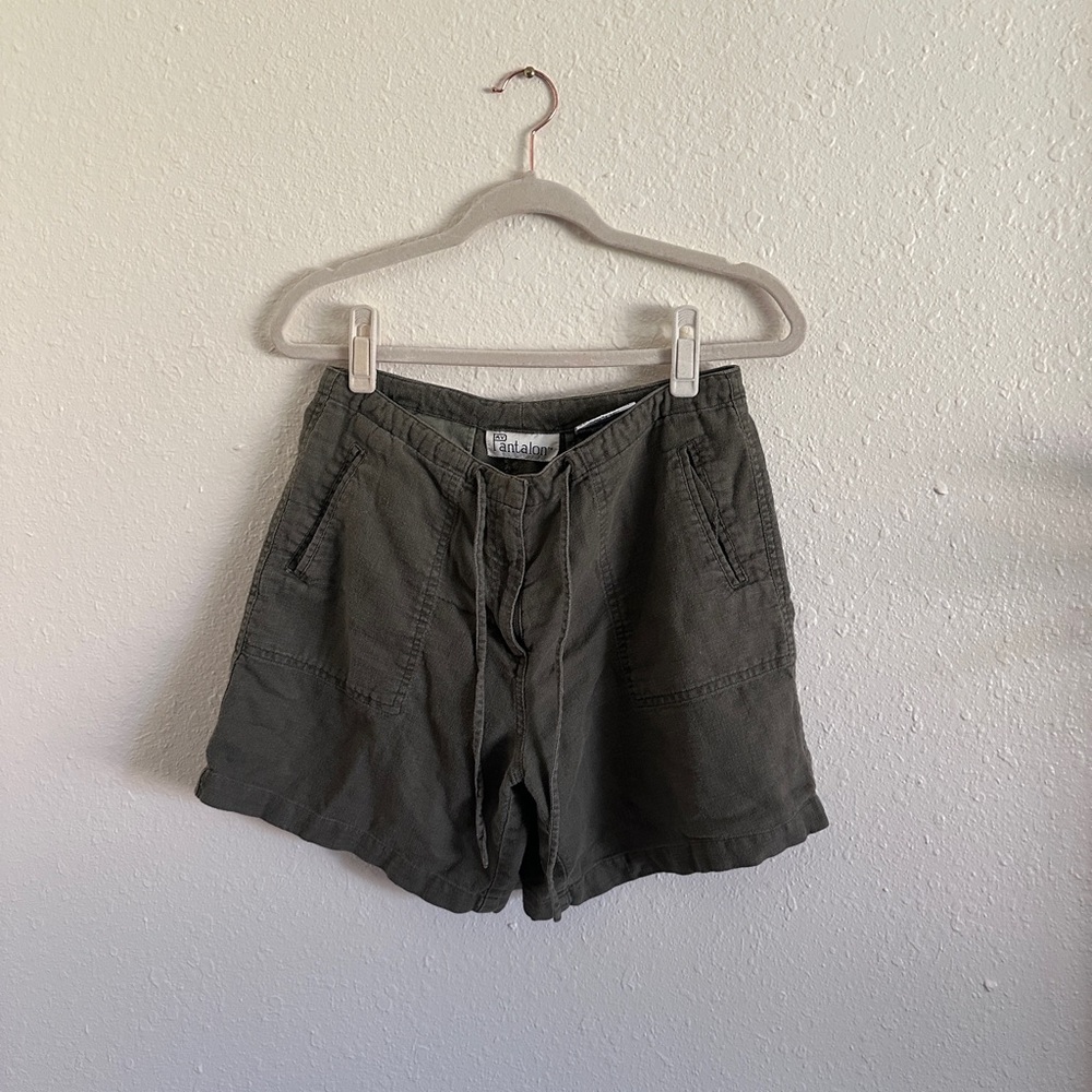 Olive Green Women's Cargo Shorts